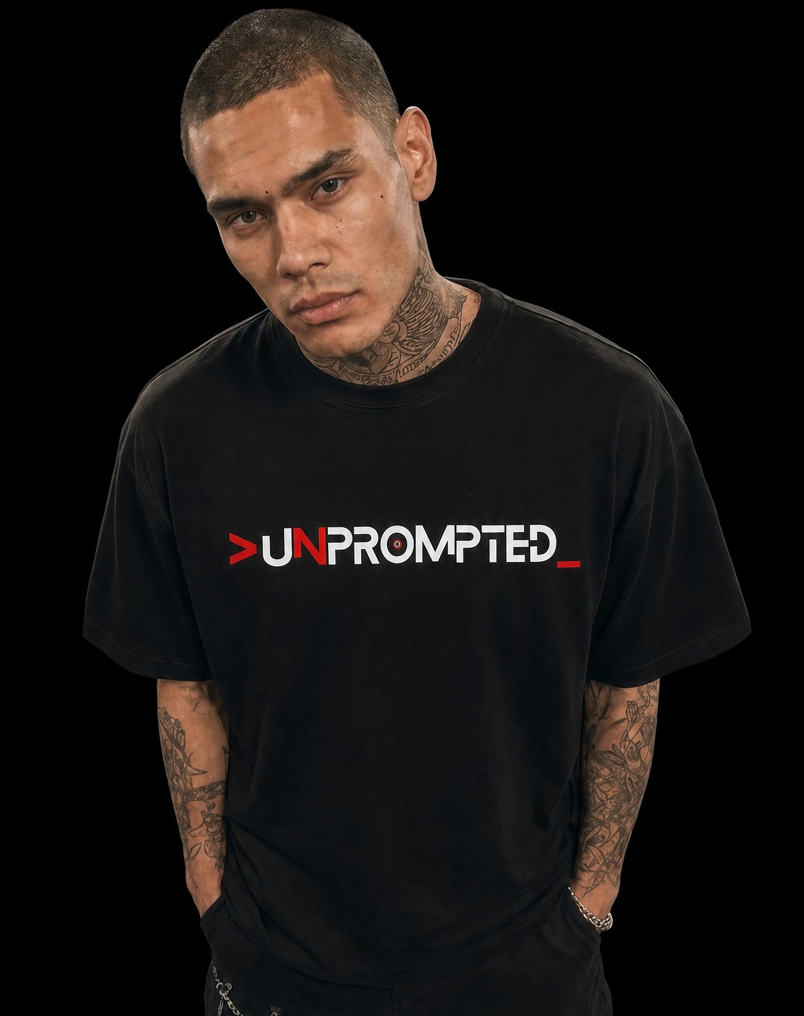 UNPROMPTED_ // Targeted Logo Tee